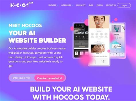 hocoos ai website builder.|Hocoos: Efficient AI Website Builder & Customization Tools.